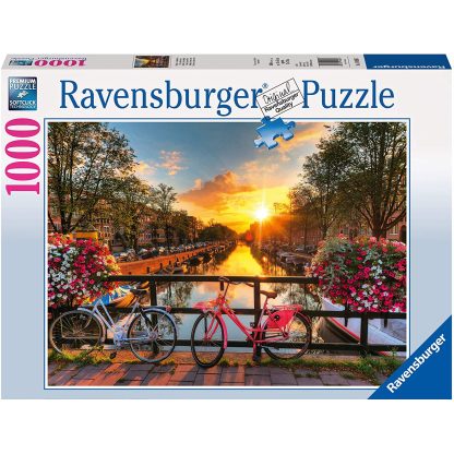 Ravensburger Bicycles in Amsterdam 1000 Piece Puzzle