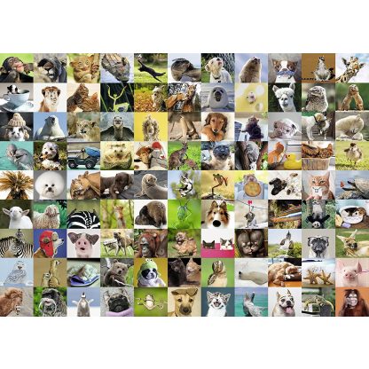 Ravensburger 99 Funny Animals 1000 Piece Puzzle - Image 2