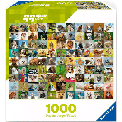 Ravensburger 99 Funny Animals 1000 Piece Puzzle