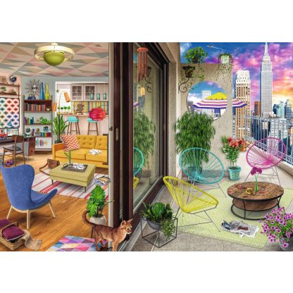 Ravensburger Apartment Envy NYC Apartment 1000 Piece Puzzle - Image 2