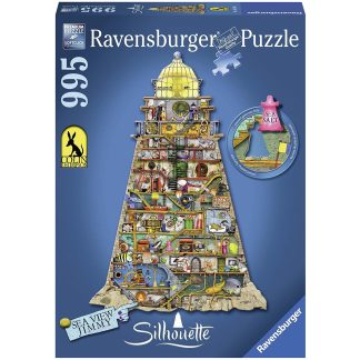 ravensburger puzzle 1000 pz - panorama - romantic disney serata venezia  15055 4005556150557