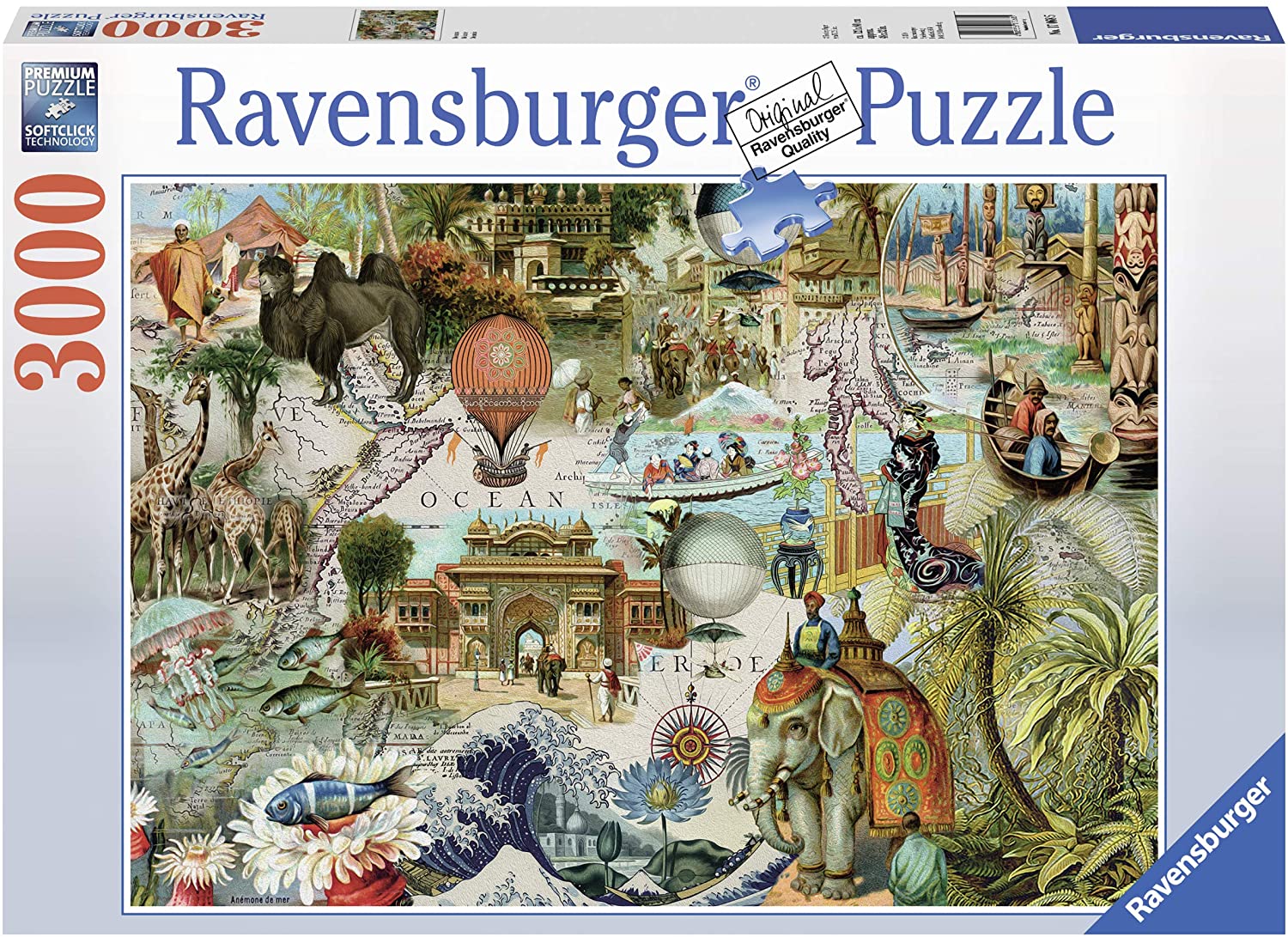 Puzzle Astérix : L'univers Astérix - 3000 pièces - Puzzle 