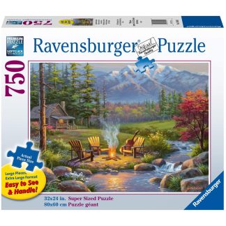 Ravensburger Riverside Livingroom 750 Piece Large Format Puzzle