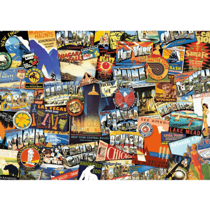 Ravensburger Road Trip USA 1000 Piece Puzzle - Image 2