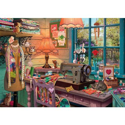 Ravensburger The Sewing Shed 1000 Piece Puzzle - Image 2