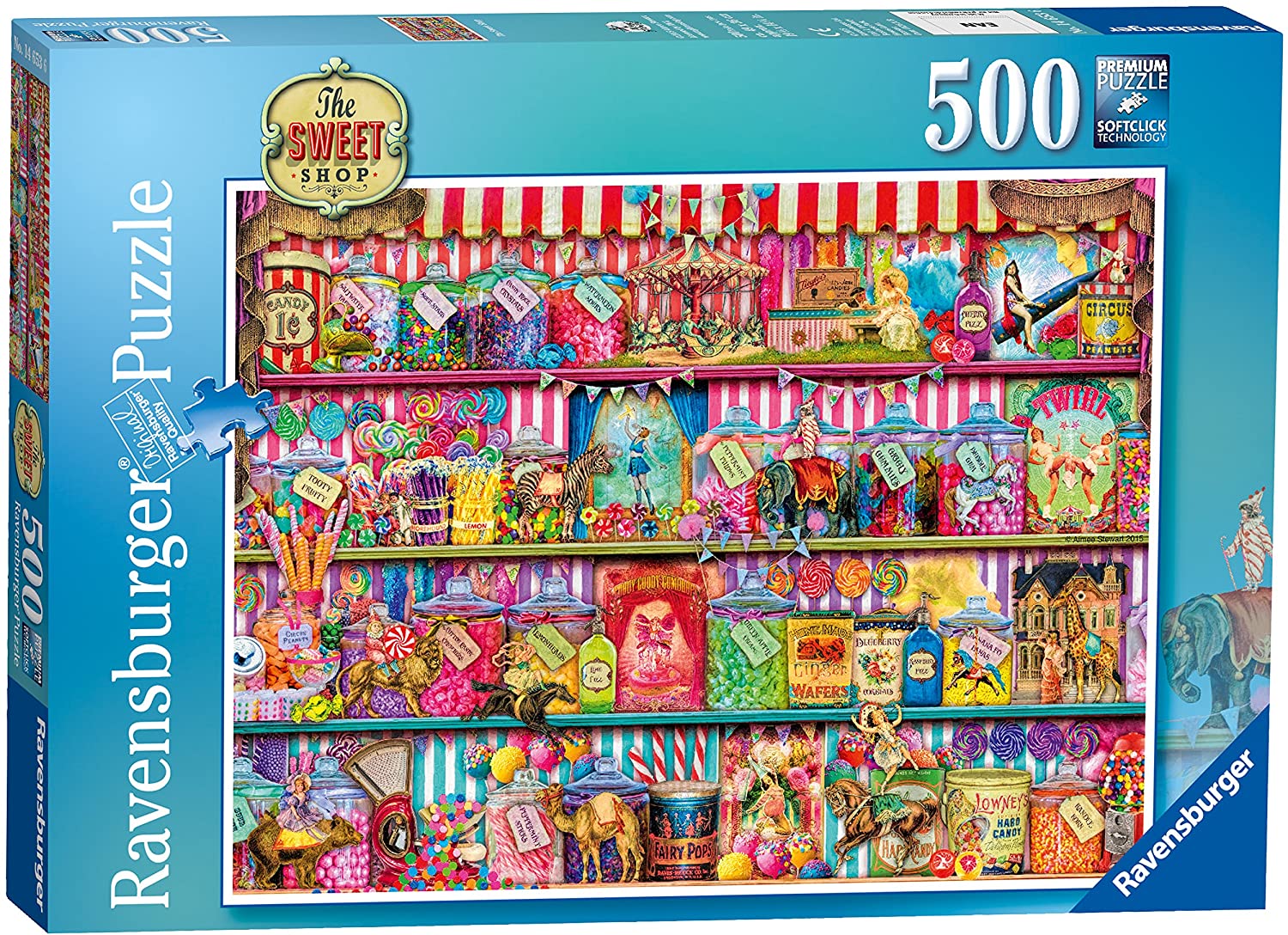 aimee stewart rare the sweet shop OVP Ravensburger puzzle 500 pièces NEUF 