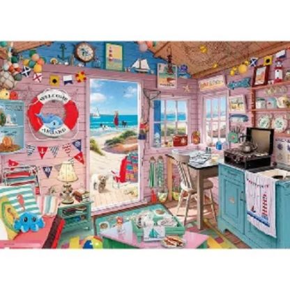 Ravensburger My Haven No. 7 The Beach Hut 1000 Piece Puzzle - Image 2