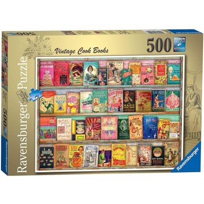 Ravensburger Aimee Stewart Vintage Cook Books 500 Piece Puzzle
