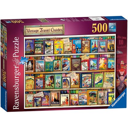 Ravensburger Aimee Stewart Vintage Travel Guides 500 Piece Puzzle