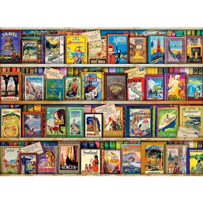 Ravensburger Aimee Stewart Vintage Travel Guides 500 Piece Puzzle - Image 2