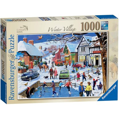 Ravensburger Leisure Days No. 3 The Winter Village 1000 Piece Puzzle