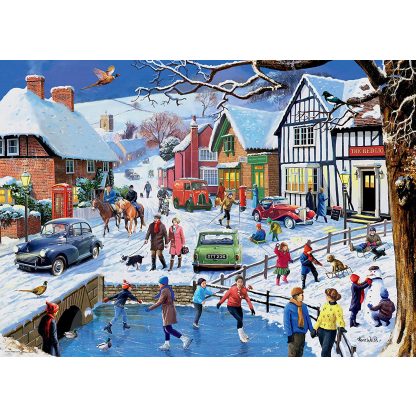 Ravensburger Leisure Days No. 3 The Winter Village 1000 Piece Puzzle - Image 2