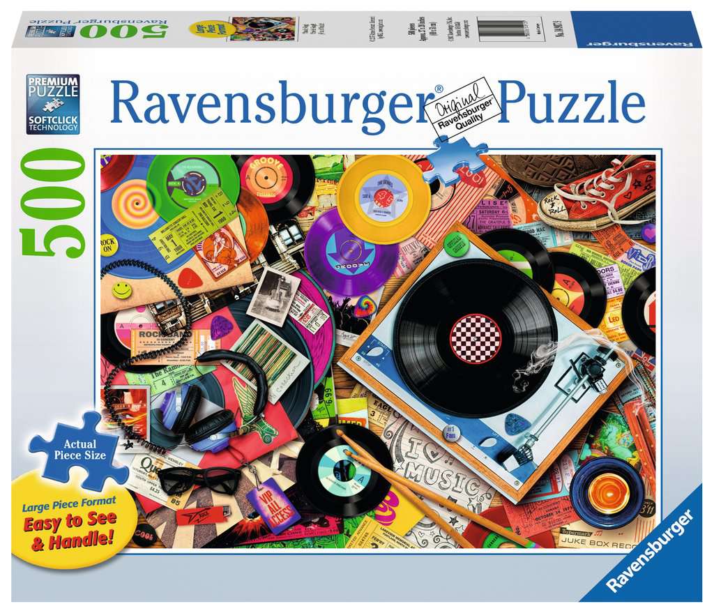 Ravensburger Aimee Stewart Viva Le Vinyl 500 Piece Large Format Puzzle