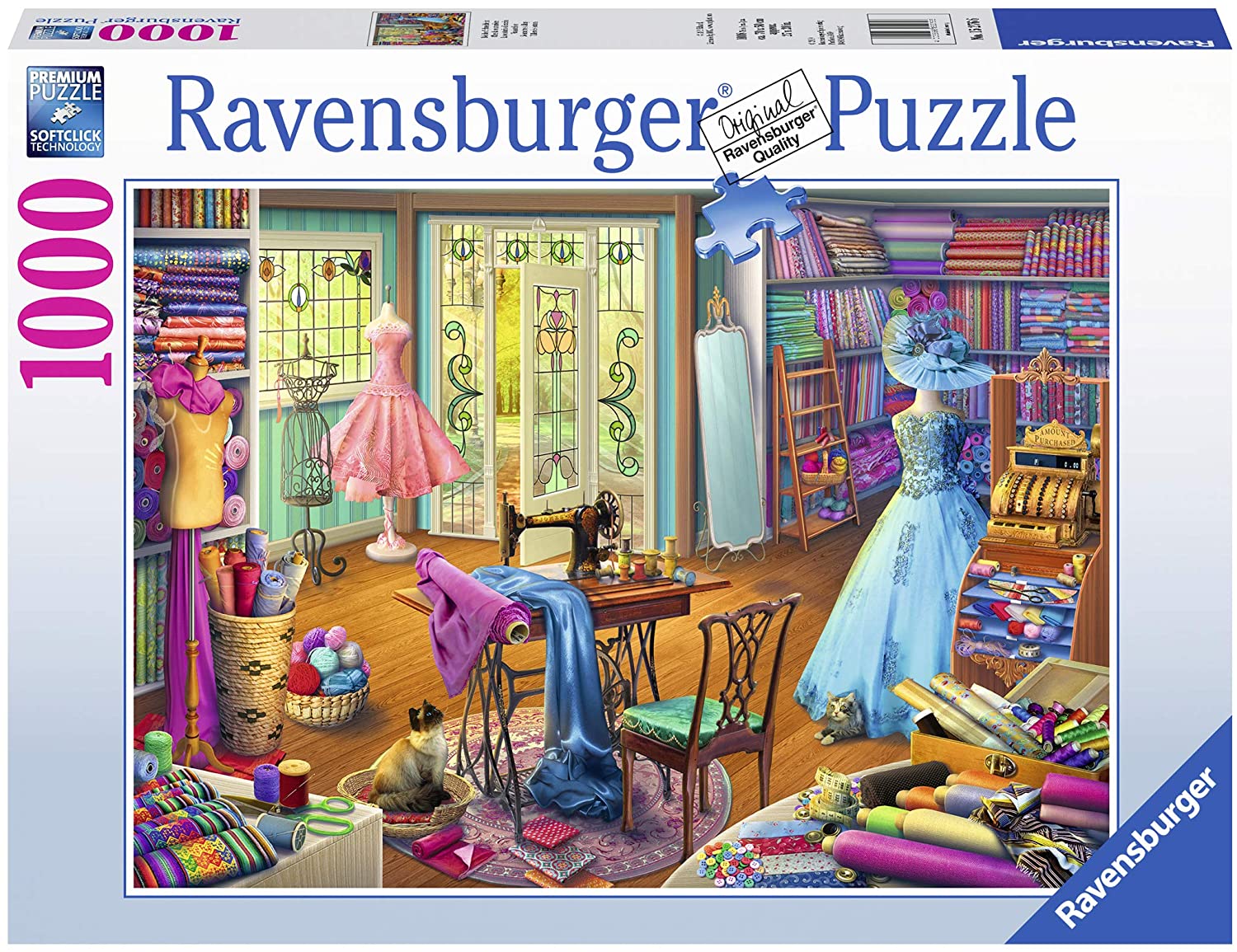 Ravensburger Seamstress Shop 1000 Piece Puzzle