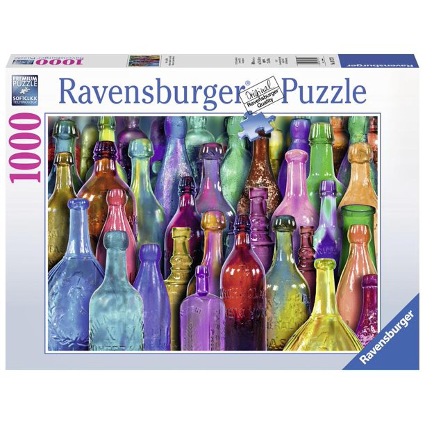 Ravensburger Aimee Stewart Colorful Bottles 1000 Piece Puzzle