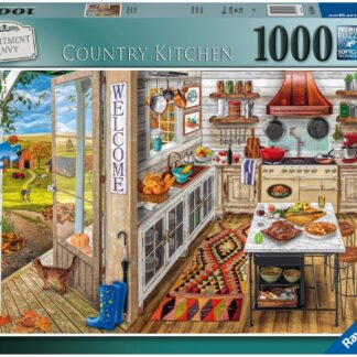 Ravensburger Apartment Envy Country Kitchen 1000 Piece Puzzle