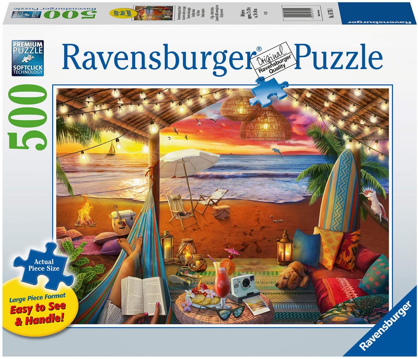 Ravensburger Cozy Cabana 500 Piece Large Format Puzzle