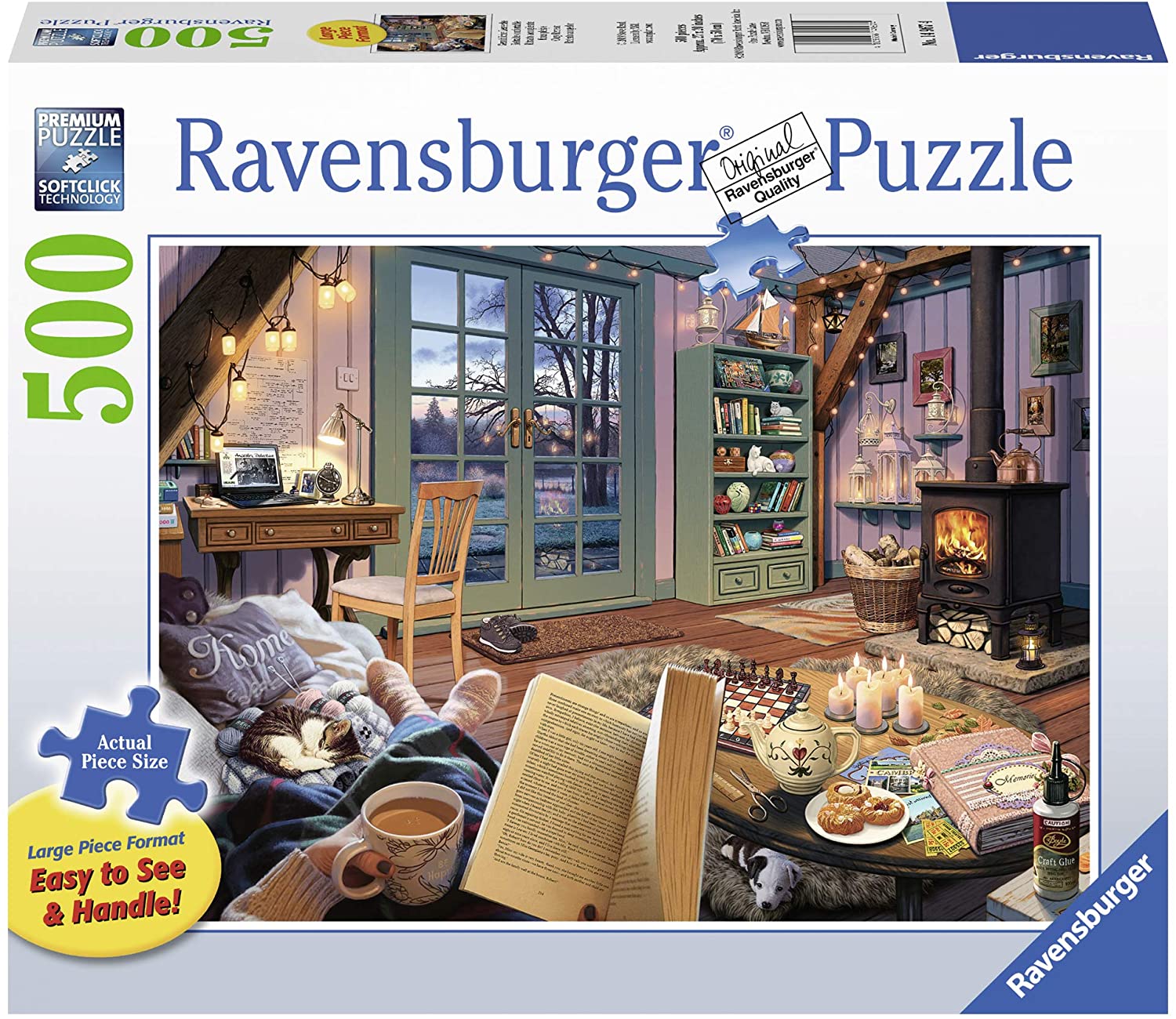 Ravensburger Cozy Retreat 500 Piece Large Format Puzzle