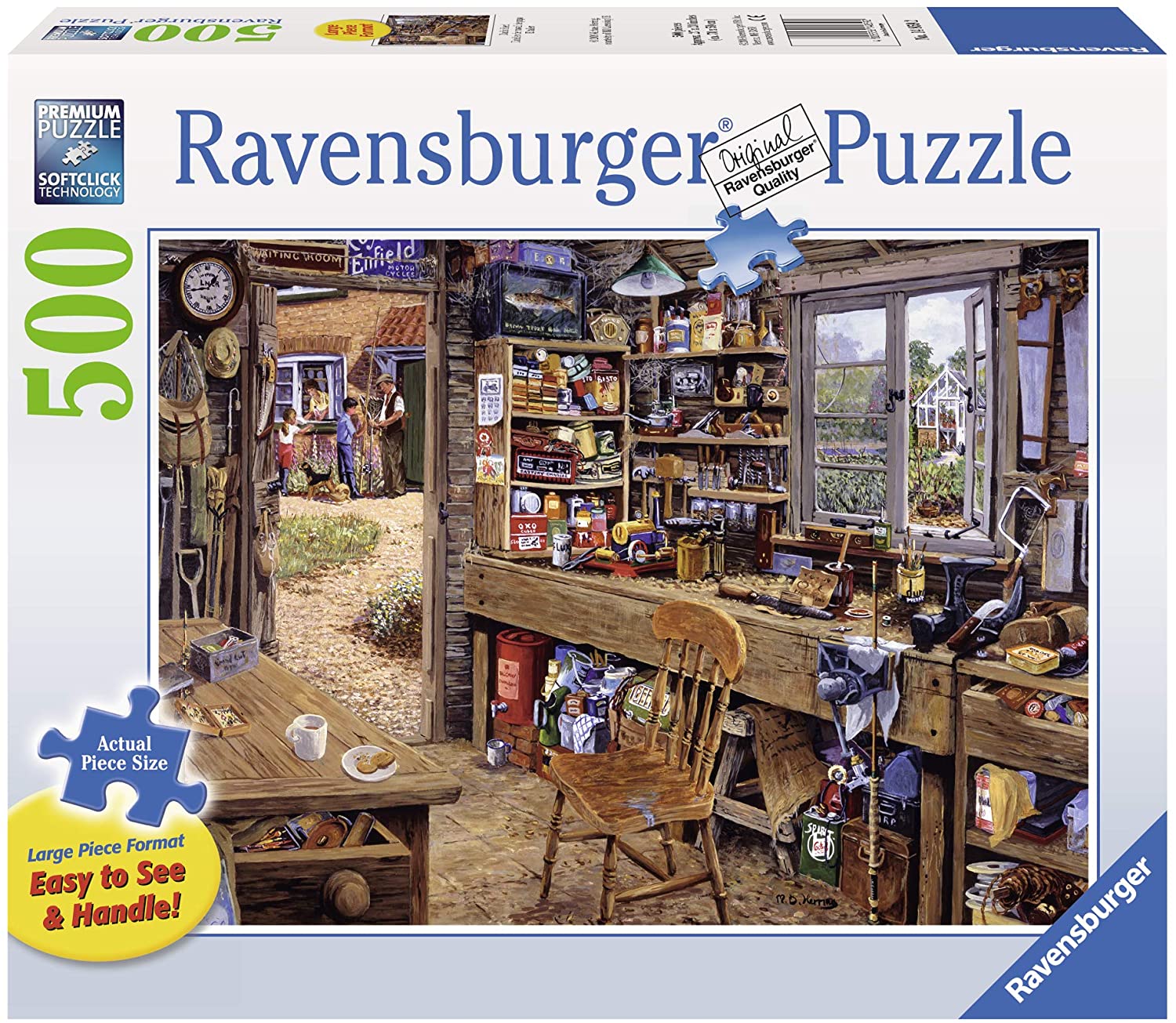 Ravensburger Dad's Shed 500 Piece Large Format Puzzle