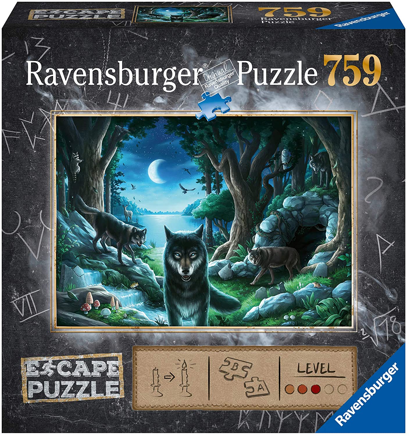 Ravensburger The Curse of Wolves 759 Piece Escape Puzzle