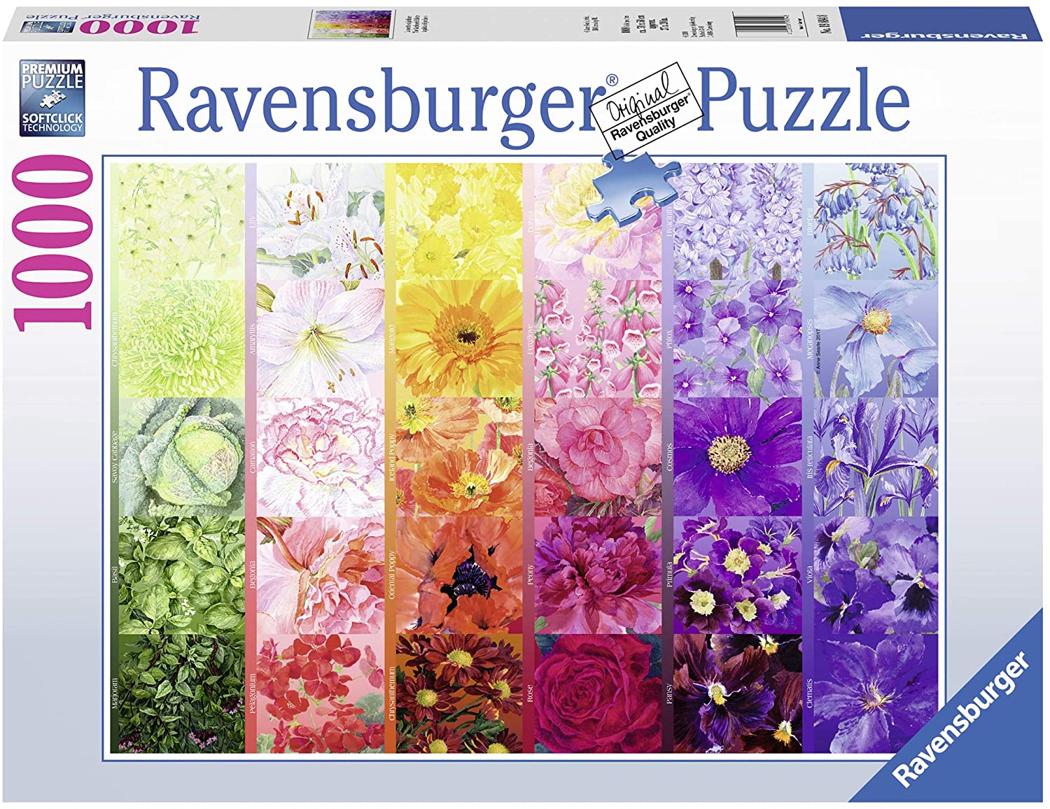 Ravensburger The Gardener's Palette 1000 Piece Puzzle