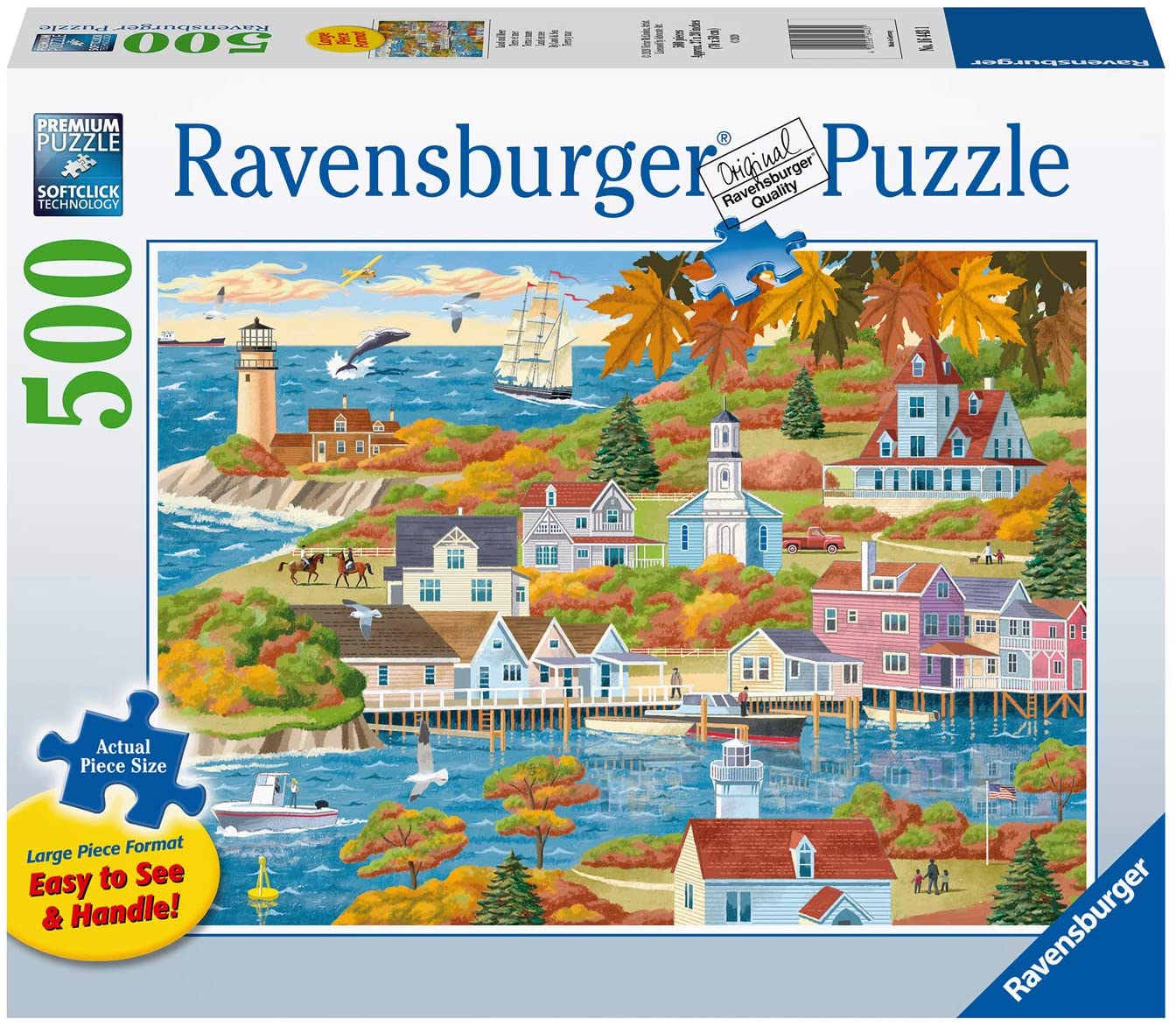 Ravensburger By Land and Sea 500 Piece Large Format Puzzle