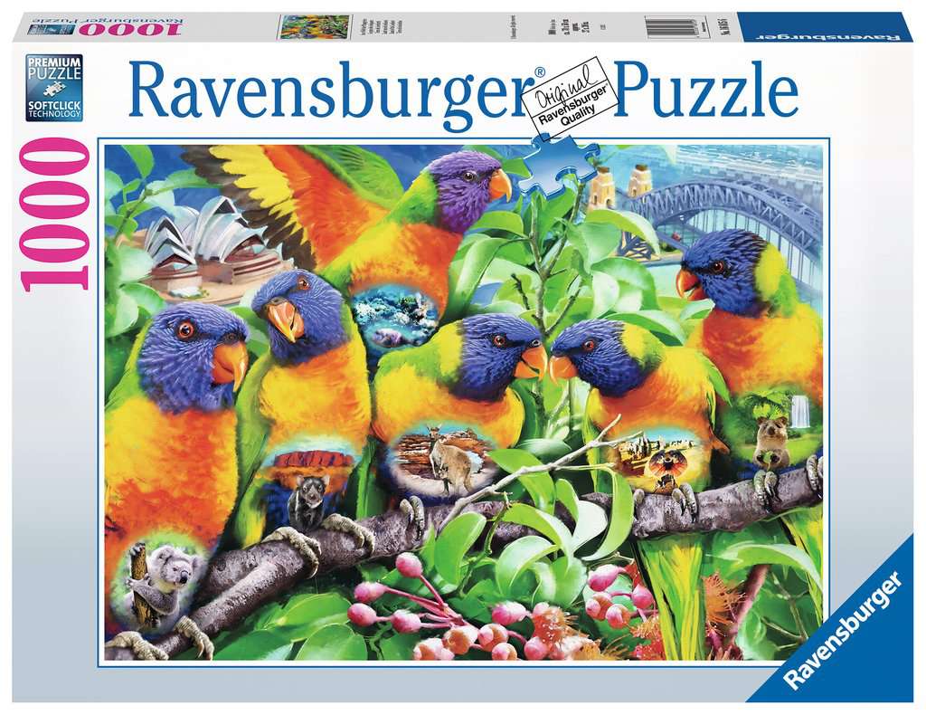 Ravensburger Land of the Lorikeet 1000 Piece Puzzle