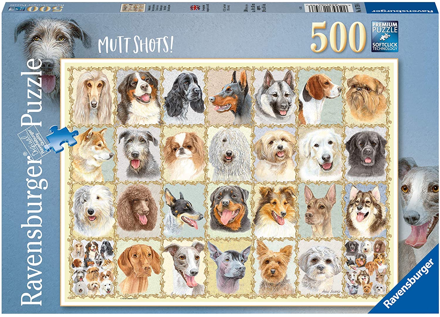 Ravensburger Mutt Shots 500 Piece Puzzle