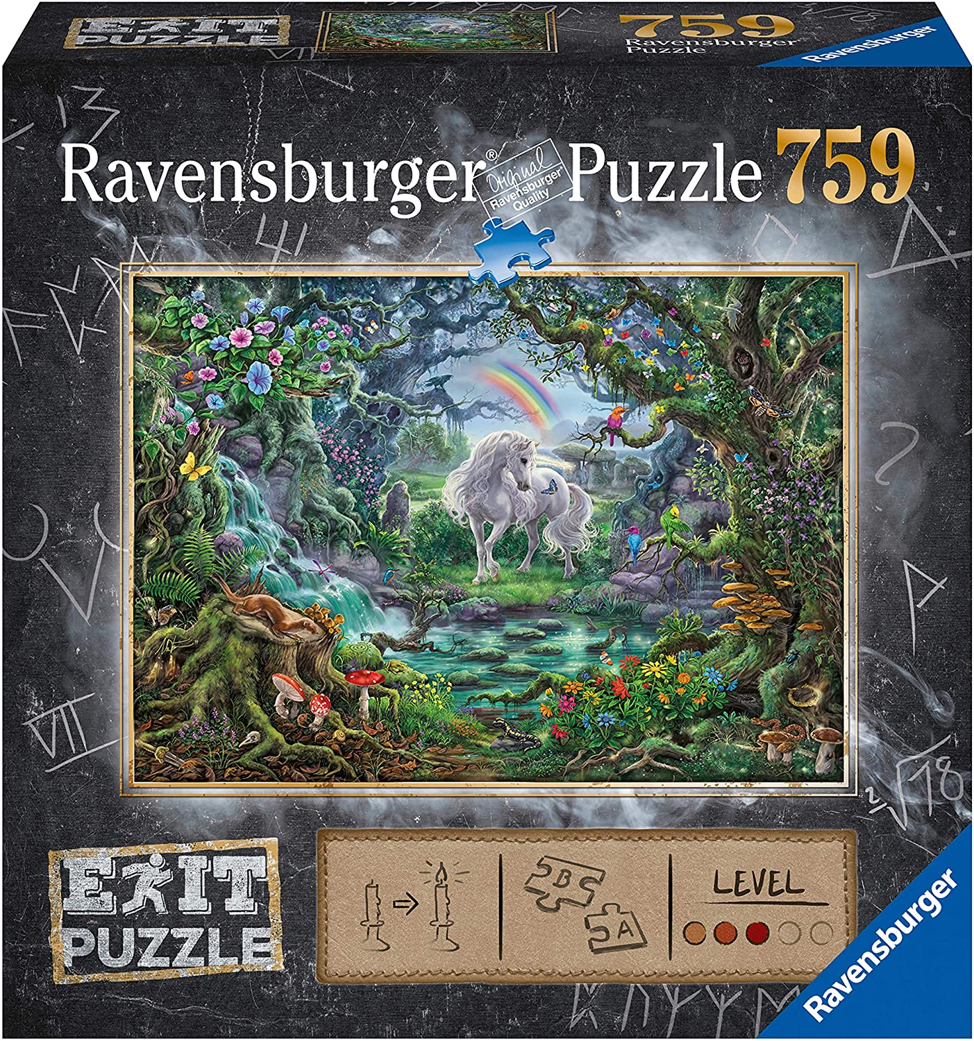 Ravensburger Escape Puzzle Unicorn #824915 759 Pieces. 