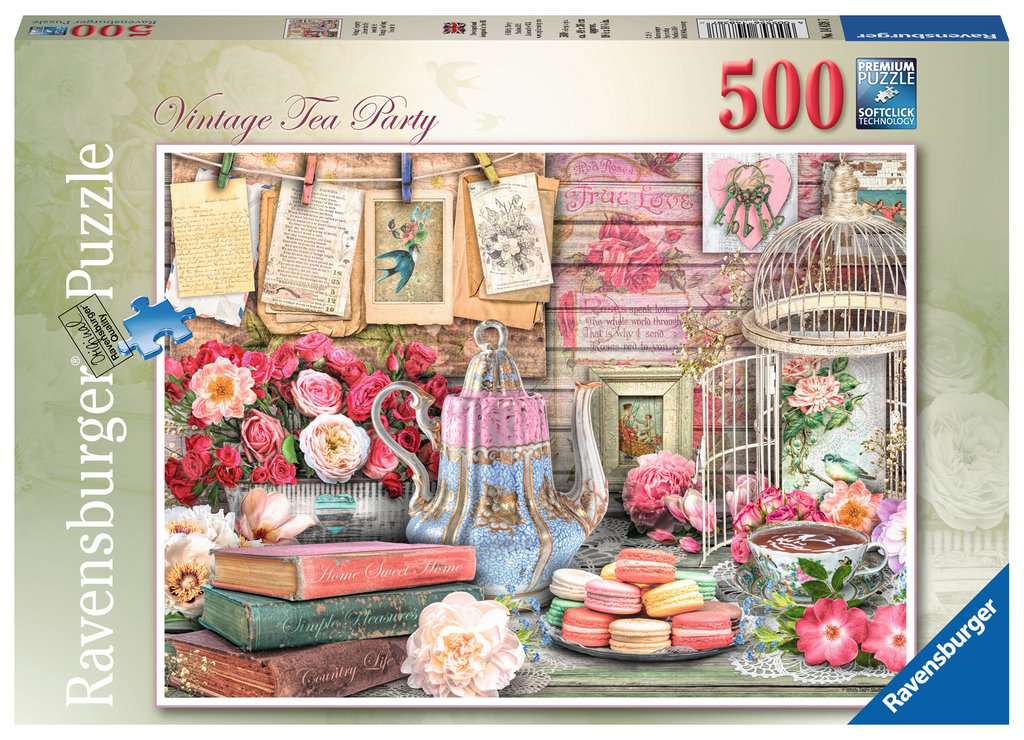 Ravensburger Vintage Tea Party 500 Piece Puzzle