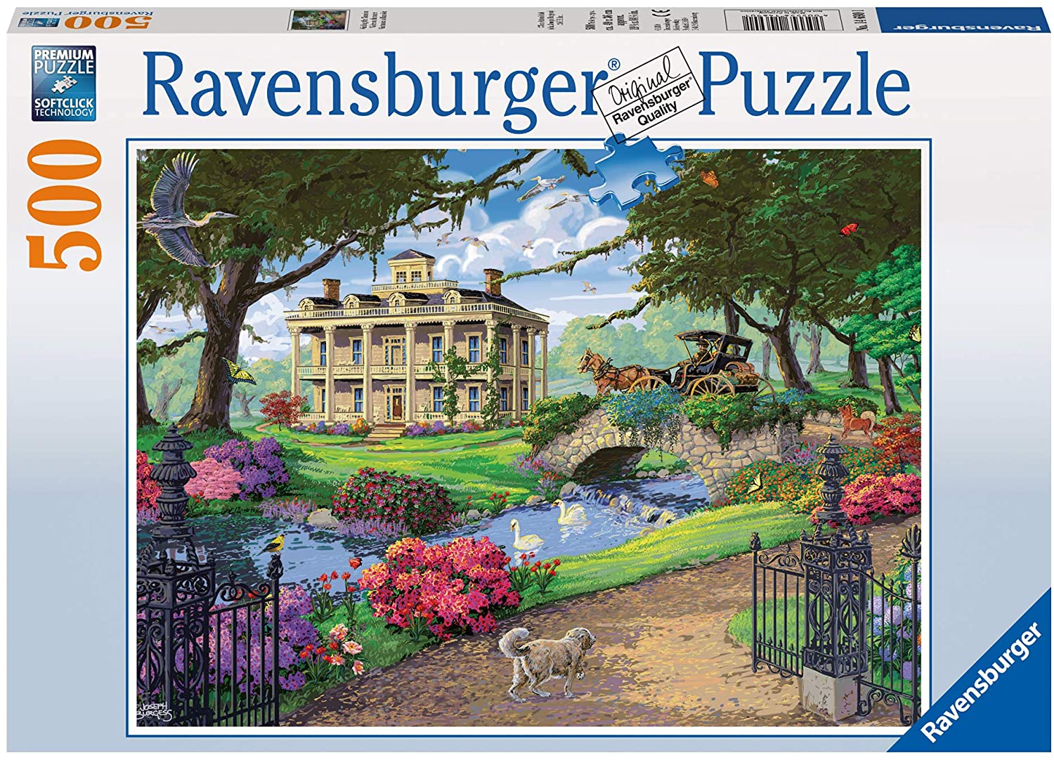 Ravensburger Visiting the Mansion 500 Piece Puzzle