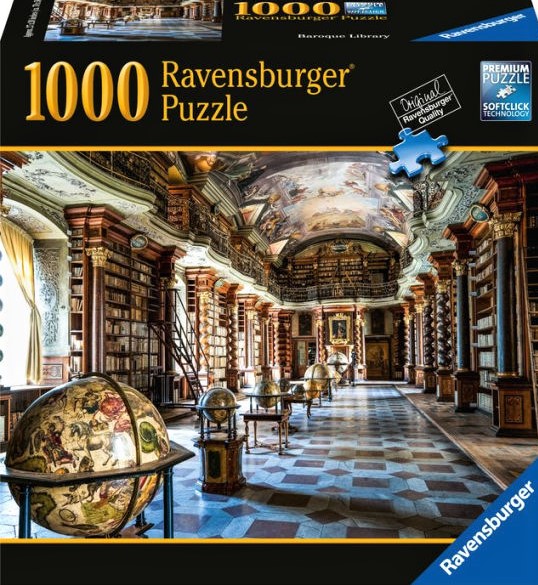 Ravensburger Baroque Library 1000 Piece Puzzle