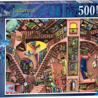 Ravensburger Colin Thompson Ludicrous Library 500 Piece Puzzle