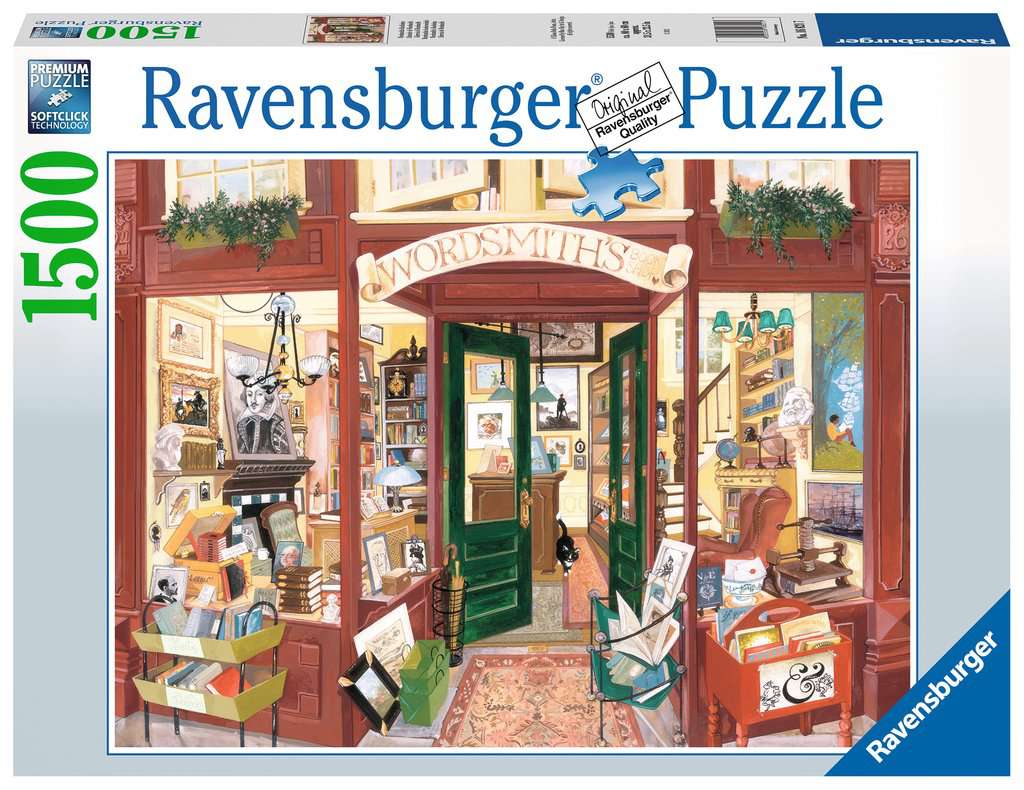 Ravensburger Wordsmith's Bookshop 1500 Piece Puzzle