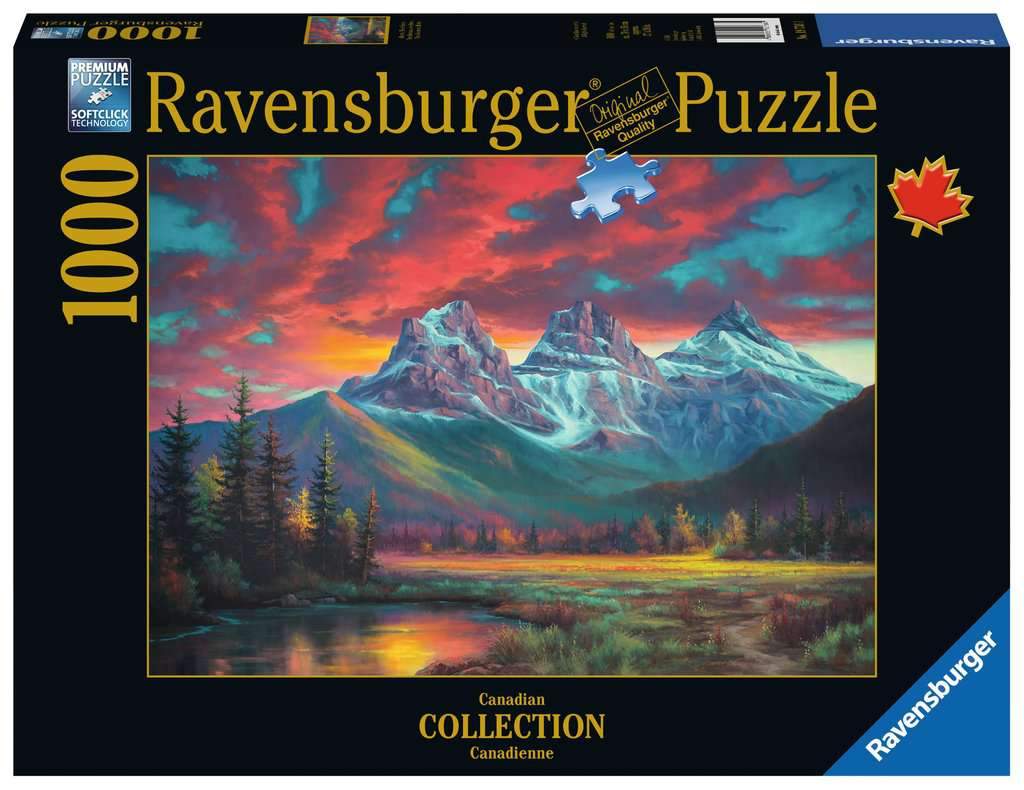 Ravensburger Canadian Collection Alberta's Three Sisters 1000 Piece Puzzle