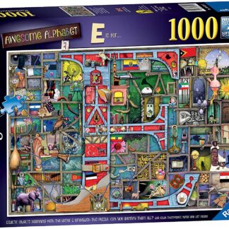 Ravensburger Colin Thompson Awesome Alphabet "E" 1000 Piece Puzzle