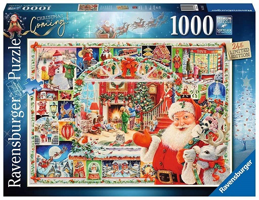 Ravensburger Christmas Is Coming Limited Edition 1000 Piece Puzzle