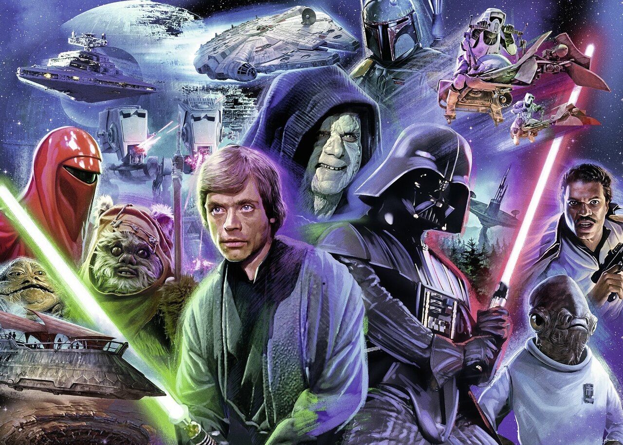 Jigsaw Puzzle Star Wars Character Collection (1000 Pieces)