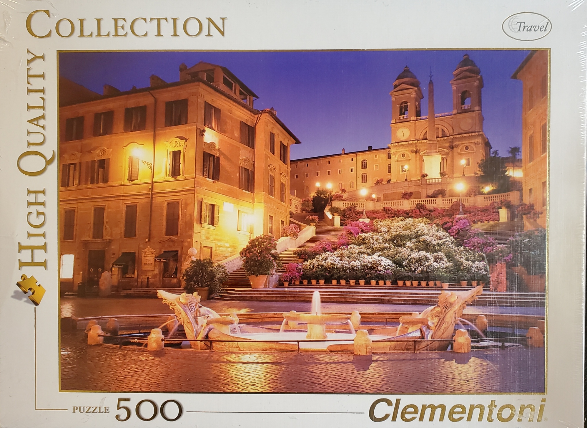 Clementoni High Quality Collection Piazza di Spagna - Rome 500 Piece Puzzle