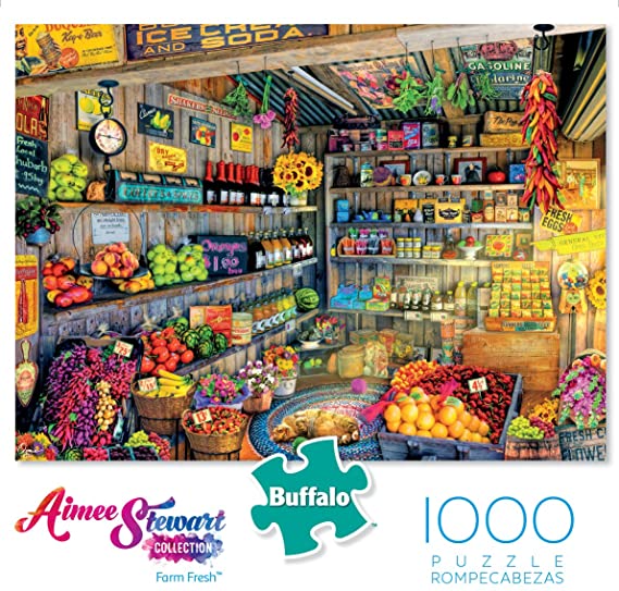 Buffalo Games Aimee Stewart Farm Fresh 1000 Piece Puzzle