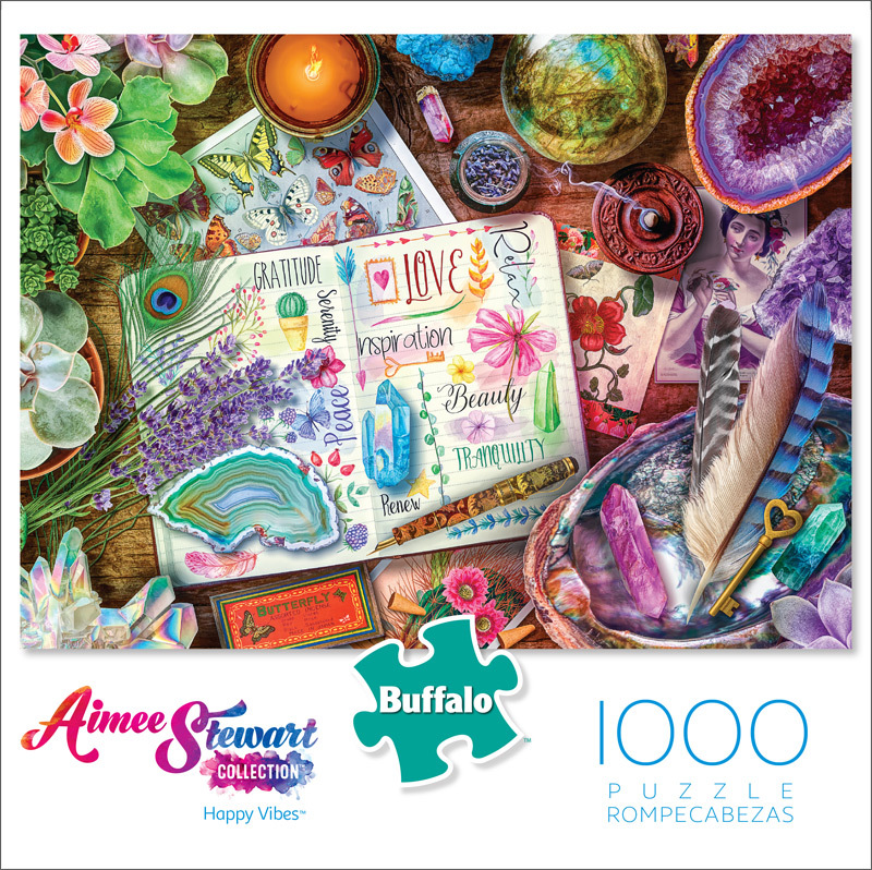 Buffalo Games Aimee Stewart Happy Vibes 1000 Piece Puzzle