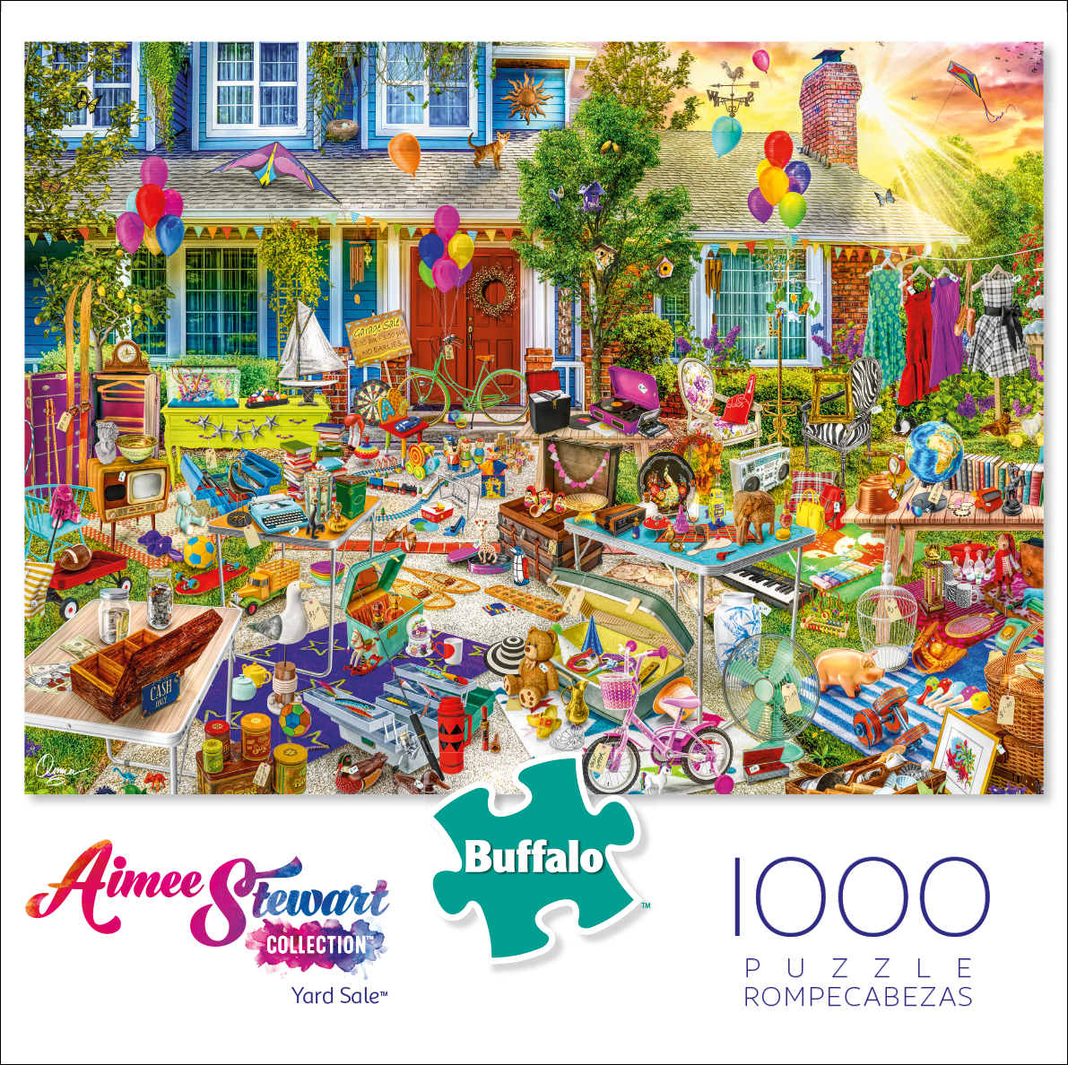 Buffalo Games Aimee Stewart Yard Sale 1000 Piece Puzzle