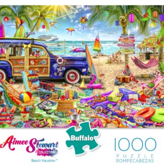 Buffalo Games Aimee Stewart Beach Vacation 1000 Piece Puzzle