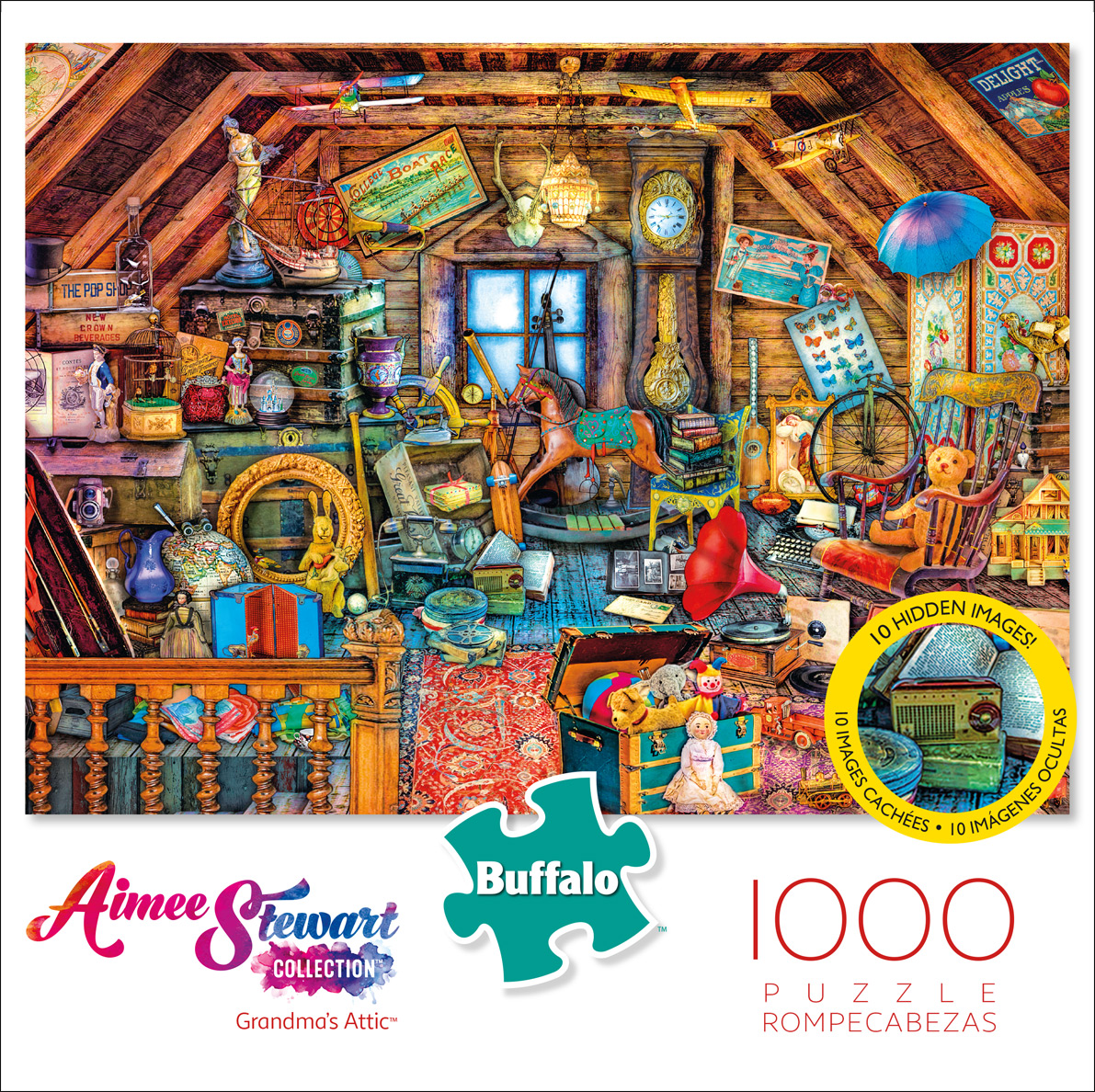 Buffalo Games Aimee Stewart Grandma's Attic 1000 Piece Puzzle