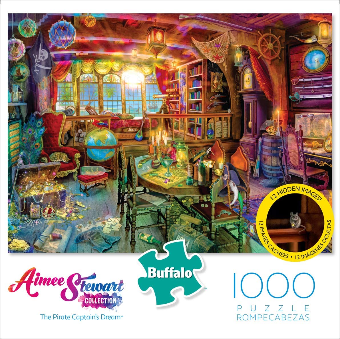 Buffalo Games Aimee Stewart The Pirate Captain's Dream 1000 Piece Puzzle