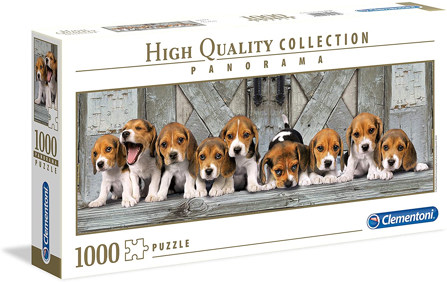 Clementoni High Quality Collection Beagles Panorama 1000 Piece Puzzle