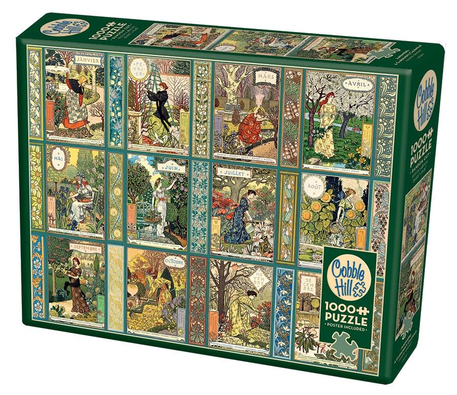Cobble Hill Jardiniere : A Gardener's Calendar 1000 Piece Puzzle