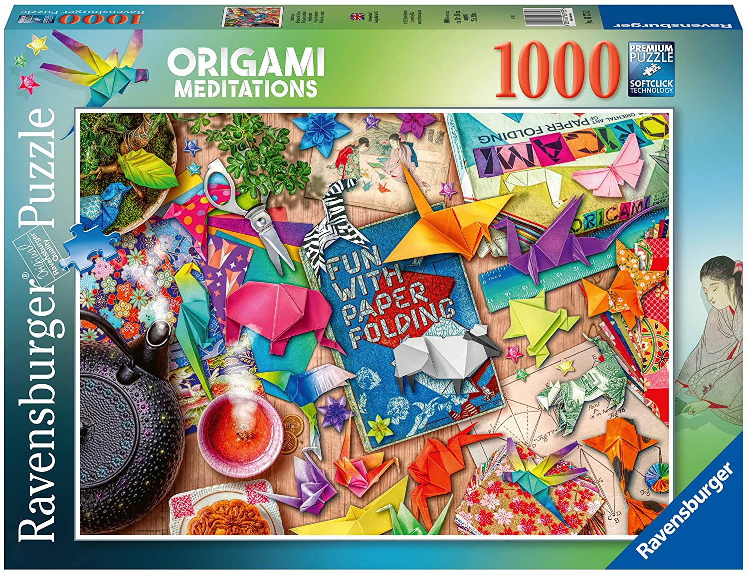 Ravensburger Aimee Stewart Origami Meditations 1000 Piece Puzzle