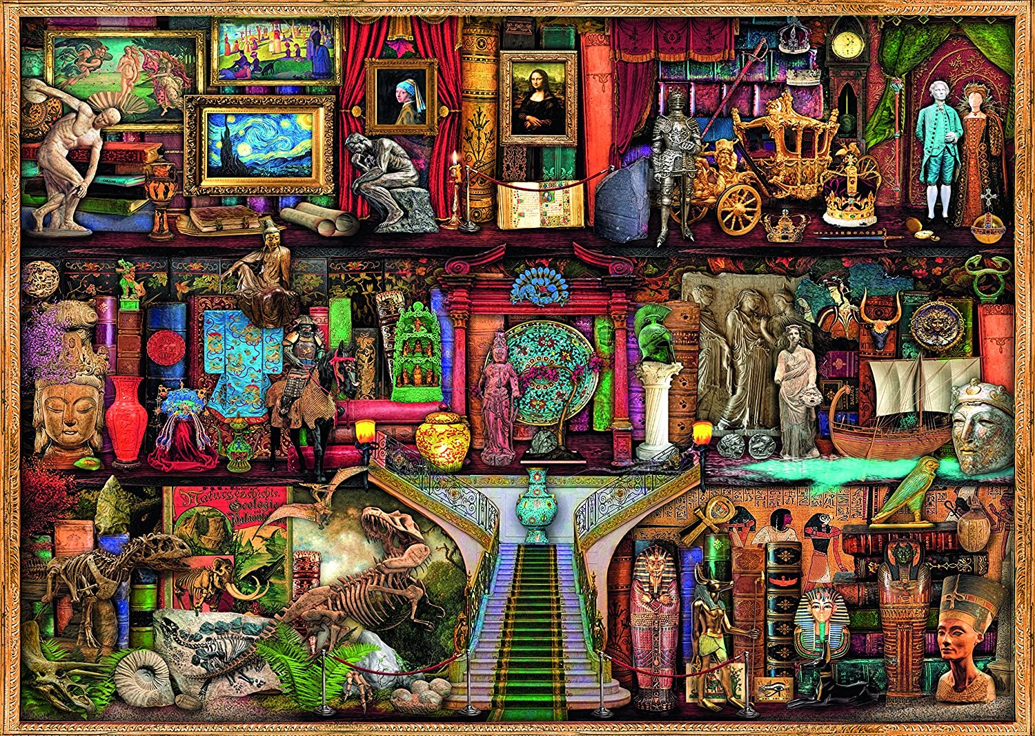 Ravensburger Puzzle Treasure Trove 1000 Pezzi - Aimee Stewart, Negozio Di Antiquariato, 70x50cm, Per Adulti E Ragazzi 12+