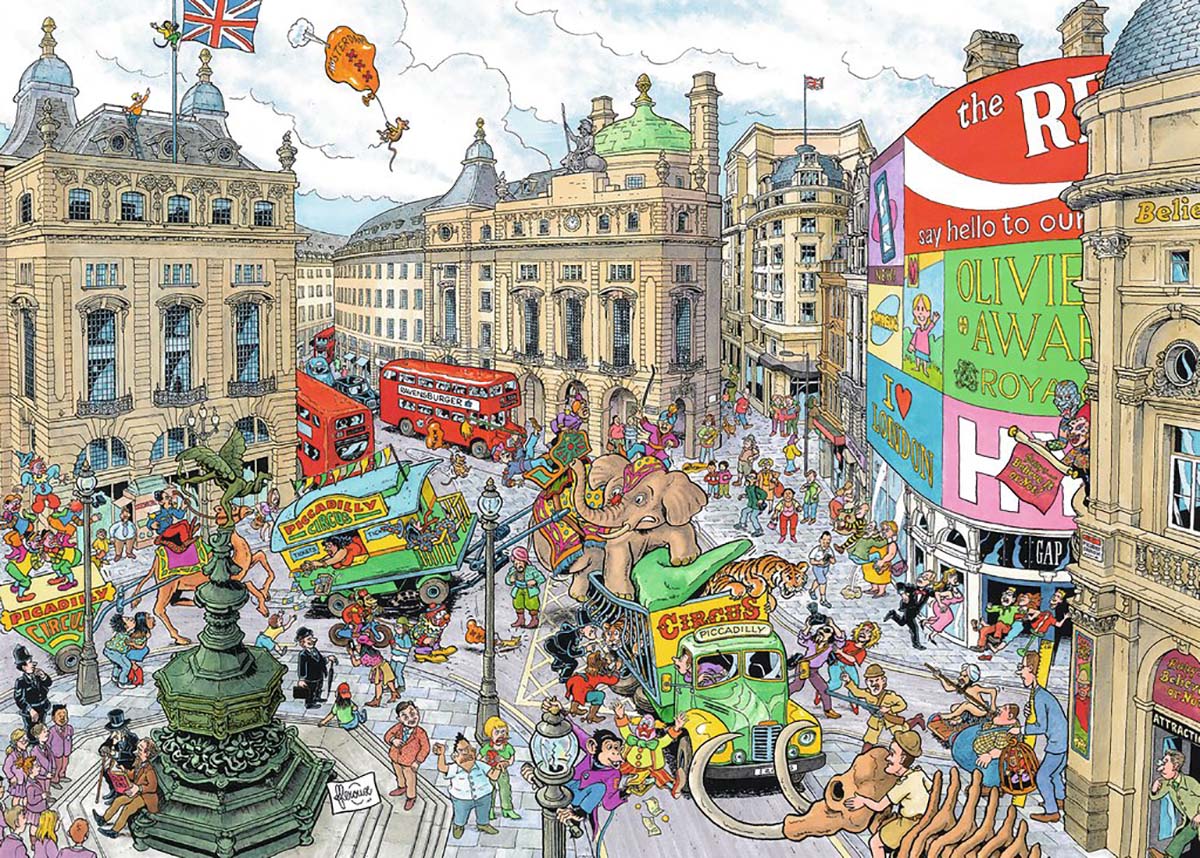 Puzzle 1000 pcs Collection Urbain - Visite de Londres - BCD Jeux